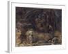 Dante and Virgil Encounter Lucifer in Hell, 1923 (Pencil & W/C on Paper)-Henry John Stock-Framed Giclee Print