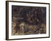 Dante and Virgil Encounter Lucifer in Hell, 1923 (Pencil & W/C on Paper)-Henry John Stock-Framed Giclee Print