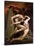 Dante and Virgil in Hell, 1850-William Adolphe Bouguereau-Stretched Canvas