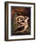 Dante and Virgil in Hell, 1850-William-Adolphe Bouguereau-Framed Giclee Print