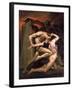 Dante and Virgil in Hell, 1850-William-Adolphe Bouguereau-Framed Giclee Print