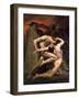 Dante and Virgil in Hell, 1850-William-Adolphe Bouguereau-Framed Giclee Print