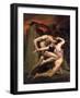 Dante and Virgil in Hell, 1850-William-Adolphe Bouguereau-Framed Giclee Print