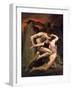 Dante and Virgil in Hell, 1850-William-Adolphe Bouguereau-Framed Giclee Print