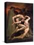 Dante and Virgil in Hell, 1850-William-Adolphe Bouguereau-Stretched Canvas