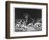 Dante and Virgil in Hell, Illustration from 'The Divine Comedy', 1861 (Engraving)-Gustave Doré-Framed Giclee Print