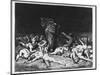 Dante and Virgil in Hell, Illustration from 'The Divine Comedy', 1861 (Engraving)-Gustave Doré-Mounted Giclee Print