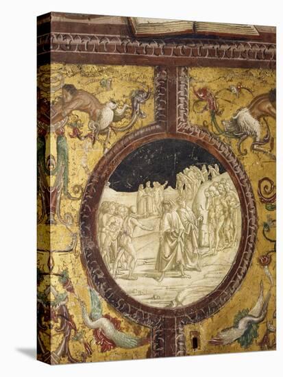 Dante and Virgil in Hell, Scene from Divine Comedy-Dante Alighieri-Stretched Canvas