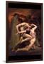 Dante and Virgil in Hell-William Adolphe Bouguereau-Framed Art Print