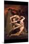 Dante and Virgil in Hell-William Adolphe Bouguereau-Mounted Art Print