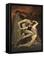 Dante and Virgil in Hell-William-Adolphe Bouguereau-Framed Stretched Canvas