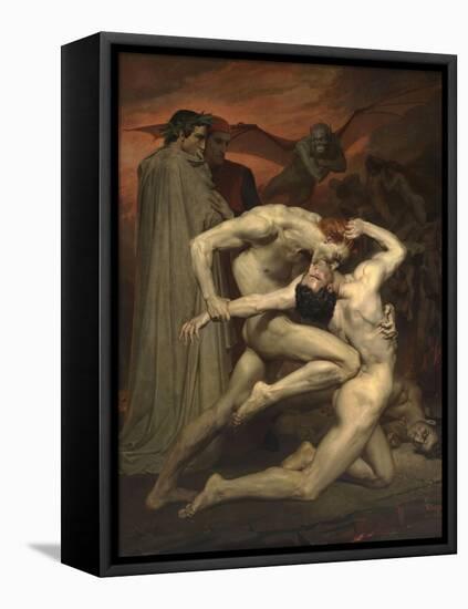 Dante and Virgil in Hell-William-Adolphe Bouguereau-Framed Stretched Canvas