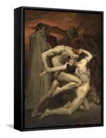 Dante and Virgil in Hell-William-Adolphe Bouguereau-Framed Stretched Canvas