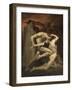 Dante and Virgil in Hell-William-Adolphe Bouguereau-Framed Giclee Print