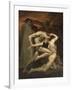 Dante and Virgil in Hell-William-Adolphe Bouguereau-Framed Giclee Print