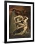 Dante and Virgil in Hell-William-Adolphe Bouguereau-Framed Giclee Print