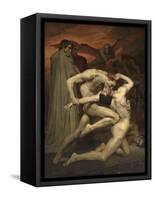 Dante and Virgil in Hell-William-Adolphe Bouguereau-Framed Stretched Canvas
