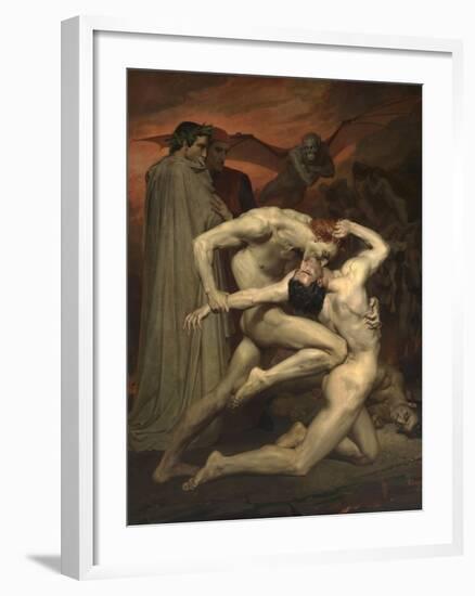 Dante and Virgil in Hell-William-Adolphe Bouguereau-Framed Giclee Print