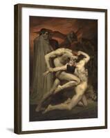 Dante and Virgil in Hell-William-Adolphe Bouguereau-Framed Giclee Print