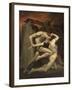 Dante and Virgil in Hell-William-Adolphe Bouguereau-Framed Giclee Print