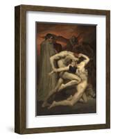 Dante and Virgil in Hell-William-Adolphe Bouguereau-Framed Giclee Print