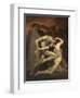 Dante and Virgil in Hell-William-Adolphe Bouguereau-Framed Giclee Print