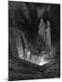 Dante and Virgil Looking into the Inferno, 1863-Gustave Doré-Mounted Premium Giclee Print