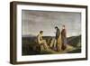 Dante and Virgil Meet Sordello, Episode from Divine Comedy-Dante Alighieri-Framed Giclee Print