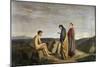 Dante and Virgil Meet Sordello, Episode from Divine Comedy-Dante Alighieri-Mounted Giclee Print