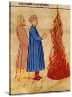 Dante and Virgil Meet Ulysses, Scene from Canto XXVI from Divine Comedy-Dante Alighieri-Stretched Canvas