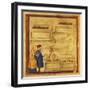 Dante and Virgil Talks to Farinata Degli Uberti, Scene from Canto VI from Divine Comedy-Dante Alighieri-Framed Giclee Print