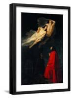 Dante and Virgilio Meet Paolo and Francesca-null-Framed Giclee Print