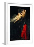 Dante and Virgilio Meet Paolo and Francesca-null-Framed Giclee Print