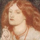 Rossetti's Finest Portrait of His Wife-Dante Gabriel Charles Rossetti-Giclee Print