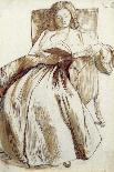 No.2292 the Salutation of Beatrice in Eden, 1850-54-Dante Gabriel Rossetti-Giclee Print