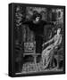 Dante Gabriel Rossetti Hamlet and Ophelia Art Print Poster-null-Framed Poster