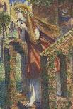 No.2292 the Salutation of Beatrice in Eden, 1850-54-Dante Gabriel Rossetti-Giclee Print