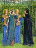 Mary Magdalene Leaving the House Feasting-Dante Gabriel Rossetti-Giclee Print