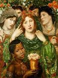 Horatio Discovering the Madness of Ophelia-Dante Gabriel Rossetti-Giclee Print