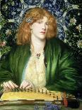 Portrait of Elizabeth Siddal, in Profile to the Right-Dante Gabriel Rossetti-Giclee Print