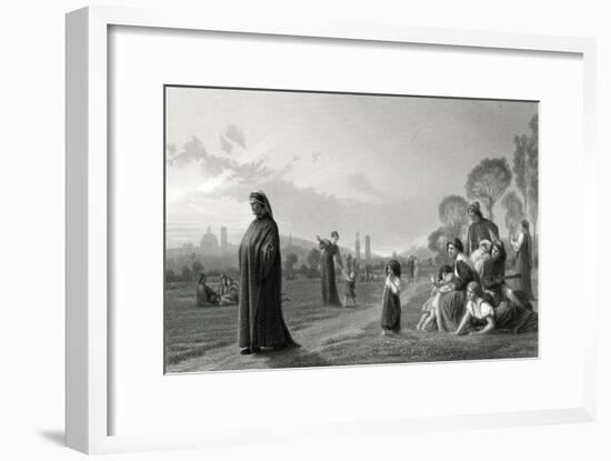 Dante (Gerome)-null-Framed Art Print