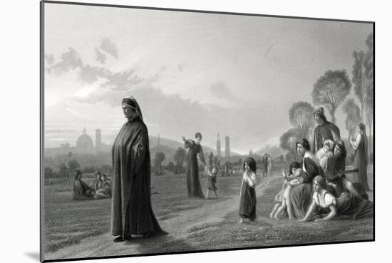 Dante (Gerome)-null-Mounted Art Print