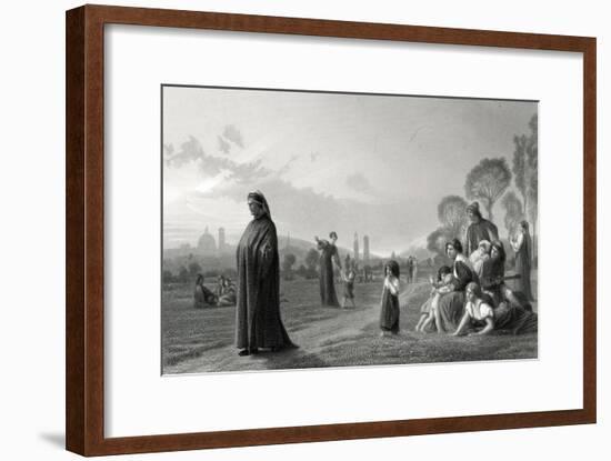 Dante (Gerome)-null-Framed Art Print