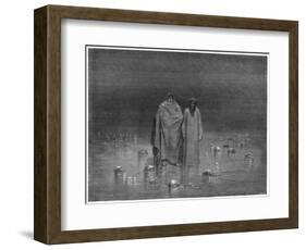 Dante in Inferno-null-Framed Art Print