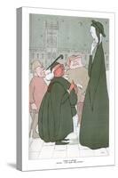 Dante in Oxford; Proctor:'Your Name and College?, 1904-Max Beerbohm-Stretched Canvas