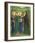 Dante Meeting Beatrice, 1864-Dante Gabriel Rossetti-Framed Giclee Print