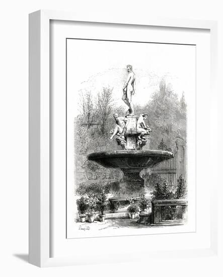 Dante, Monument, Florence-null-Framed Art Print