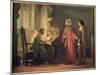 Dante Presenting Giotto to Guido Da Polenta-Giovanni Mochi-Mounted Giclee Print