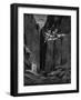 Dante Protected by Virgil from Harm by Demons, 1863-Gustave Doré-Framed Giclee Print