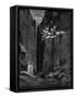 Dante Protected by Virgil from Harm by Demons, 1863-Gustave Doré-Framed Stretched Canvas